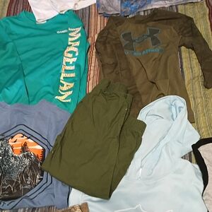 Under Armour Kids Olive Long Sleeve Tee